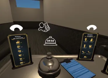 Serious game hotellerie - Formation hôtellerie en VR